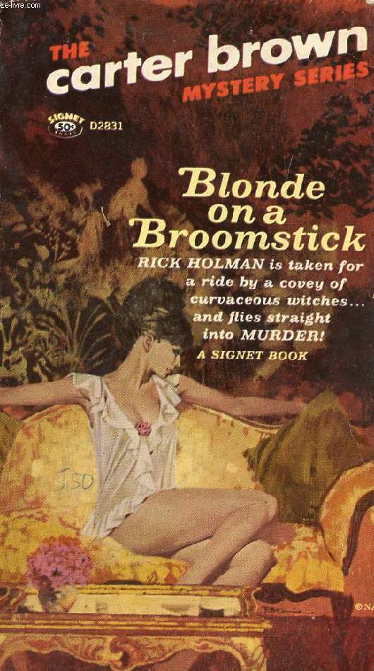 BLONDE ON A BROOMSTICK