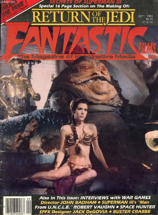 FANTASTIC FILMS, # 35, SEPT. 1983, THE MAGAZINE OF IMAGINATIVE MEDIA (THE MAKING OF THE RETURN OF THE JEDI)