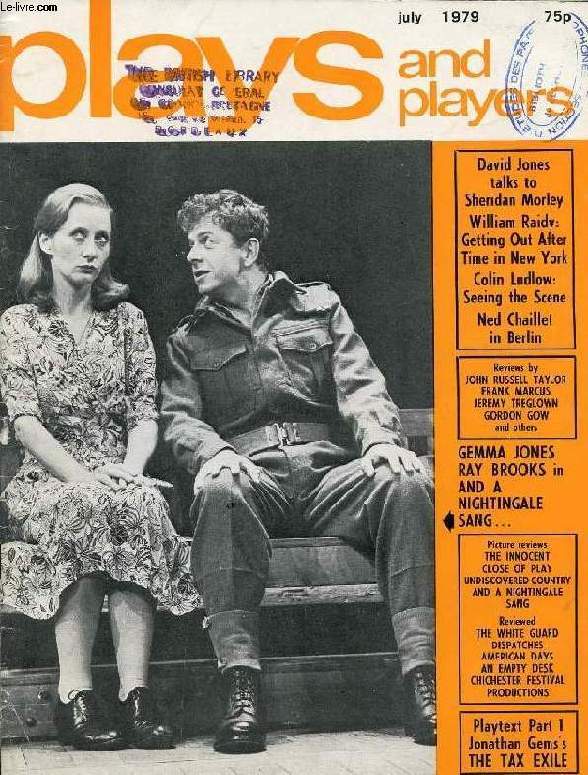 PLAYS AND PLAYERS, VOL. 26, N 10 (310), JULY 1979 (Contents: Poor Relation Colin Ludlow Getting Out in Time (New York) William A Raidy Berlin Festival Ned Chaillet Reviews American Days Close of Play Cymbeline Day in Hollywood, A Night in the Ukraine...)