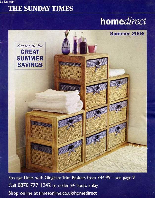 THE SUNDAY TIMES, HOME DIRECT, SUMMER 2006 (CATALOGUE)