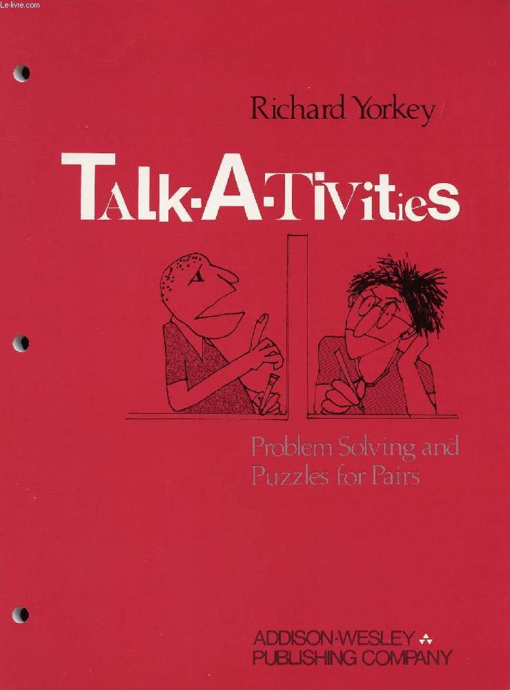 TALK-A-TIVITIES, PROBLEM SOLVING AND PUZZLES FOR PAIRS