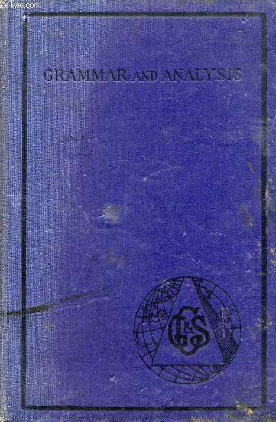 THE OXFORD AND CAMBRIDGE GRAMMAR AND ANALYSIS OF THE ENGLISH LANGUAGE