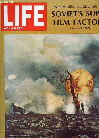 LIFE ATLANTIC, VOL. 42, N 8, MAY 1967, SOVIET'S SUPER FILM FACTORY (Contents: The Solar system is our parish. A canine submarine bone chaser. 'MacBird' is a parody strictly for the MacBirds. Spring in Paris: What a mess ! Athenagoras I...)