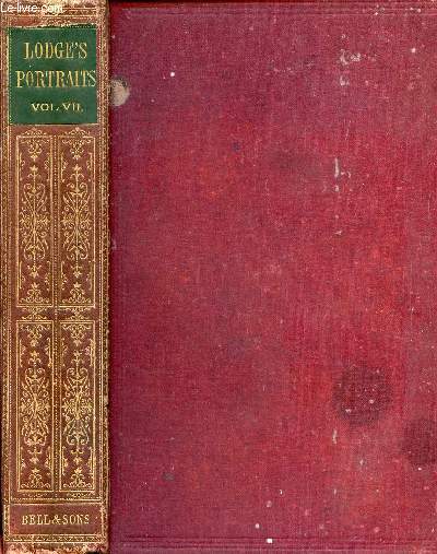 PORTRAITS OF ILLUSTRIOUS PERSONAGES OF GREAT BRITAIN, VOL. VII