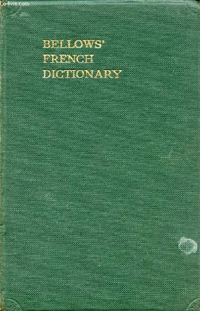 DICTIONARY OF FRENCH AND ENGLISH, ENGLISH AND FRENCH