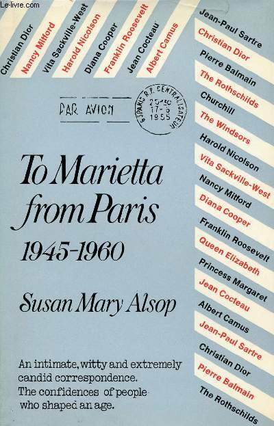 TO MARIETTA FROM PARIS, 1945-1960