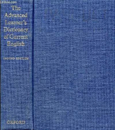 THE ADVANCED LEARNER'S DICTIONARY OF CURRENT ENGLISH