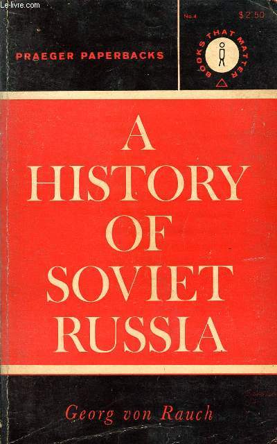 A HISTORY OF SOVIET RUSSIA