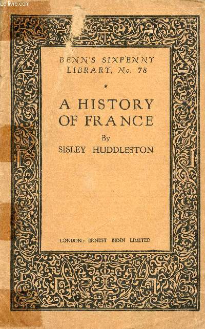 A HISTORY OF FRANCE