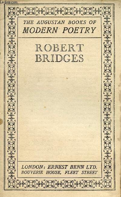 THE AUGUSTAN BOOKS OF ENGLISH POETRY, ROBERT BRIDGES