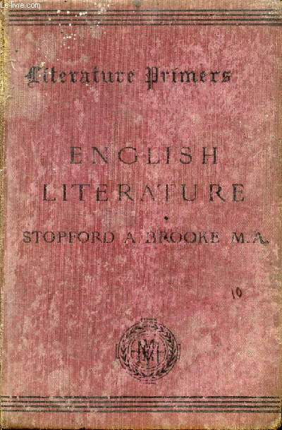 ENGLISH LITERATURE FROM A.D. 670 TO A.D. 1832