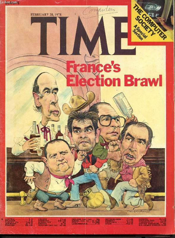 TIME, FEB. 20, 1978, FRANCE'S ELECTION BRAWL