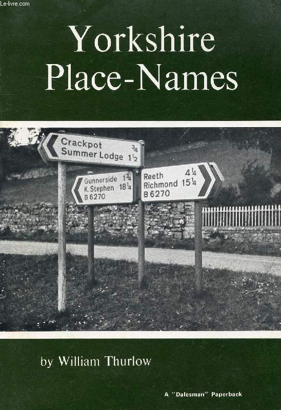 YORKSHIRE PLACE-NAMES