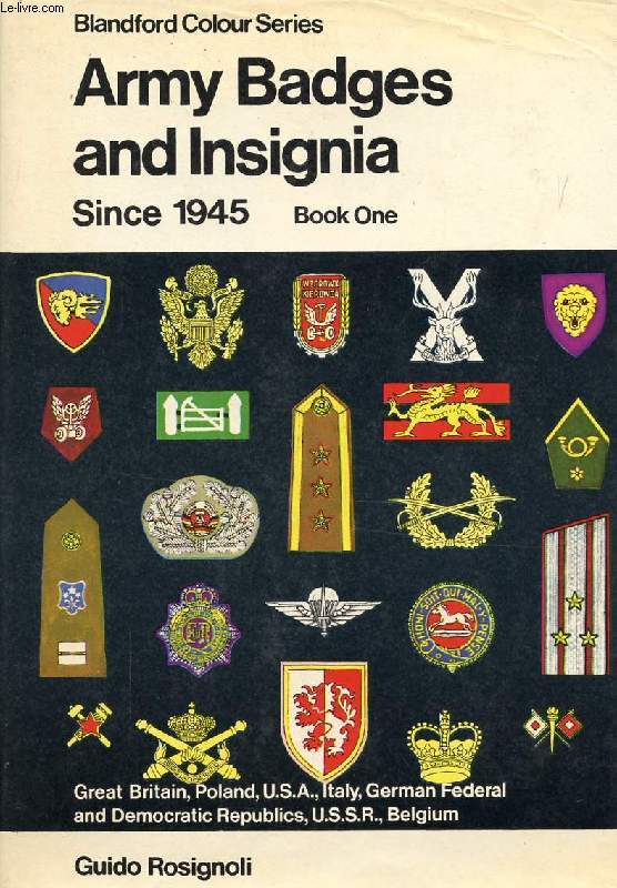 ARMY BADGES AND INSIGNIA SINCE 1945, BOOK 1