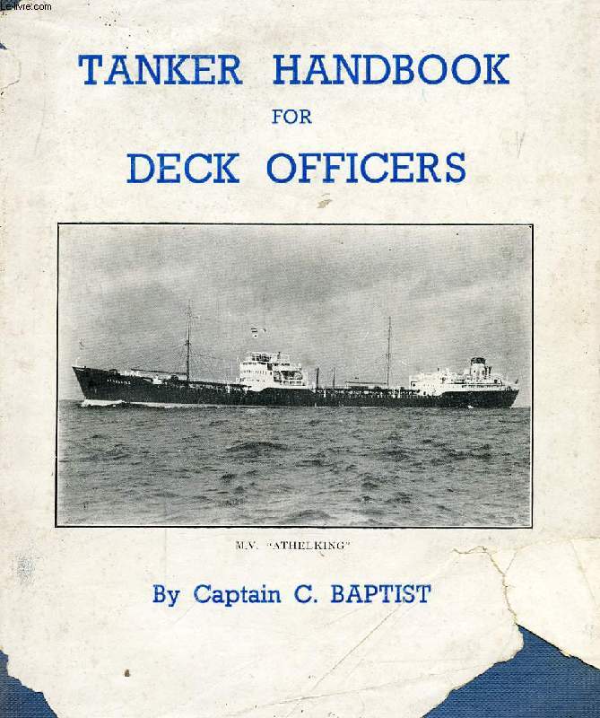 TANKER HANDBOOK FOR DECK OFFICERS
