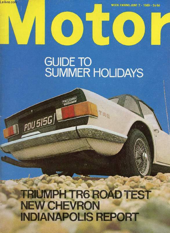 MOTOR, N° 3494, JUNE 7, 1969 (Contents: Road test: Triumph TR6. The racing Ch... - Afbeelding 1 van 1