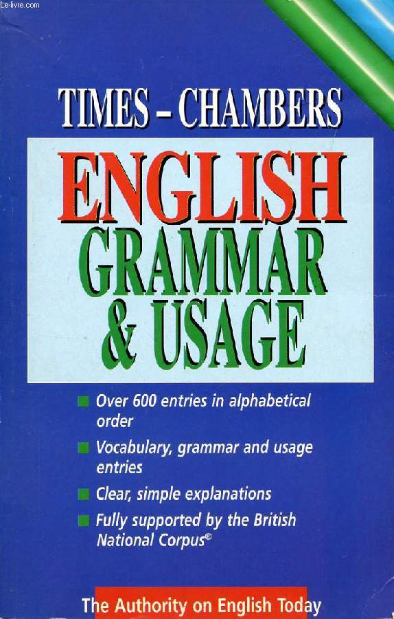 TIMES-CHAMBERS ENGLISH GRAMMAR & USAGE
