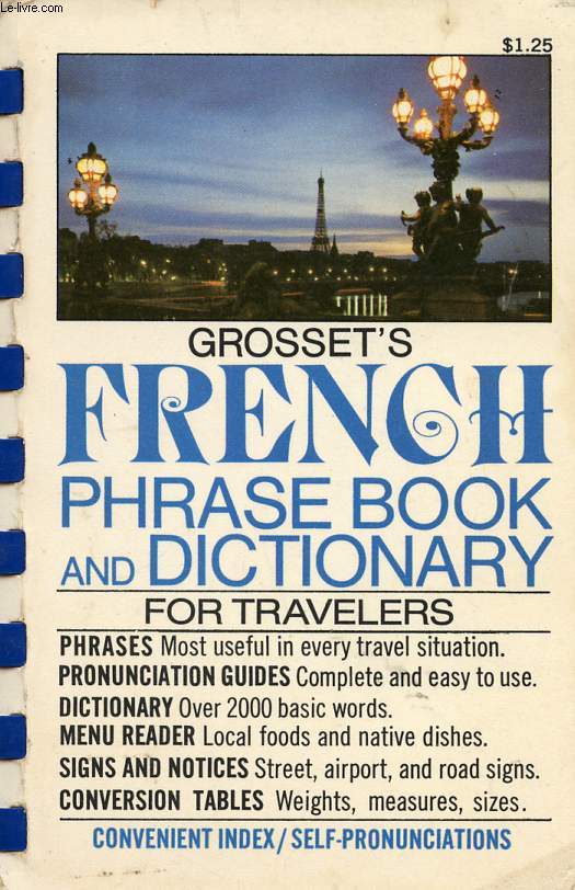FRENCH PHRASE BOOK AND DICTIONARY