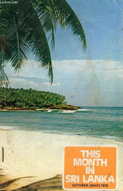 THIS MONTH IN SRI LANKA, VOL. 3, N 6, OCT. 1978