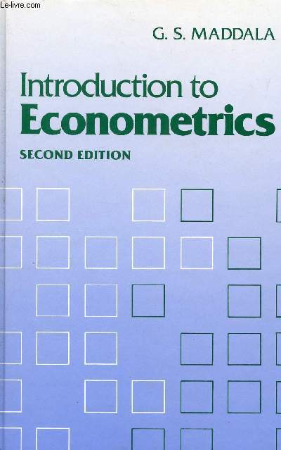 INTRODUCTION TO ECONOMETRICS