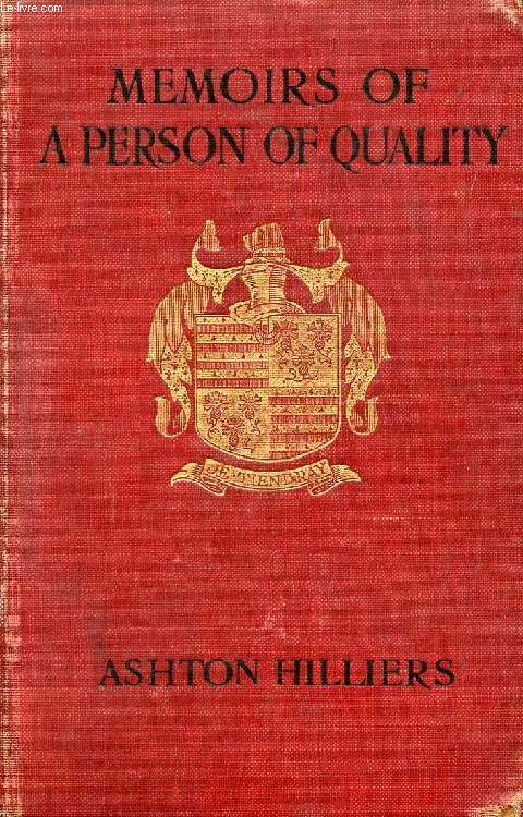 MEMOIRS OF A PERSON OF QUALITY