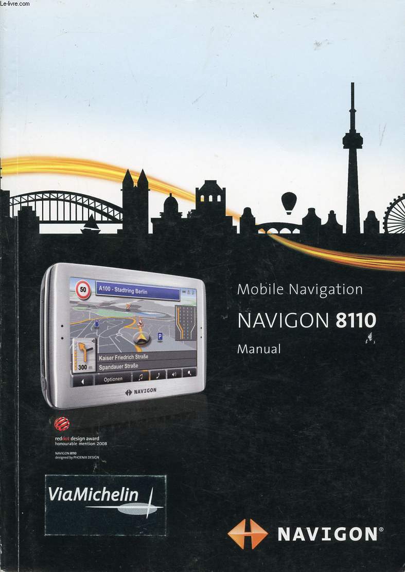 NAVIGON 8110, MANUAL