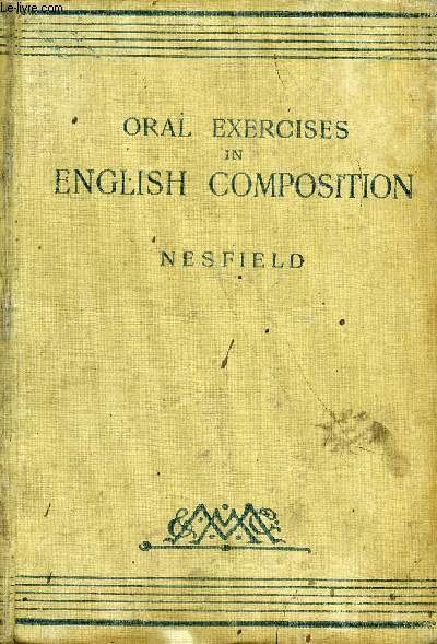 ORAL EXERCICES IN ENGLISH COMPOSITION