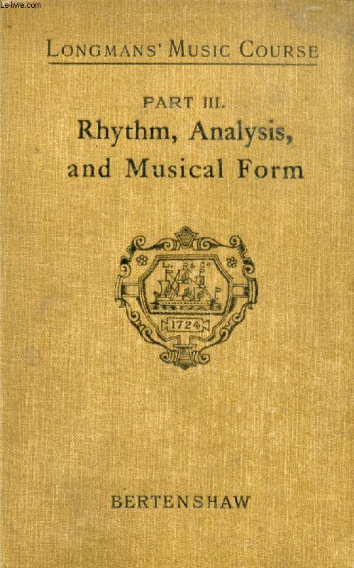 RHYTHM, ANALYSIS AND MUSICAL FORM