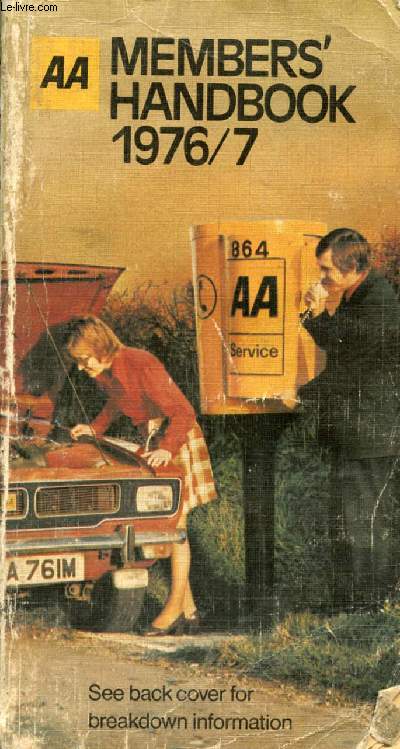 AA MEMBERS HANDBOOK, 1976-77