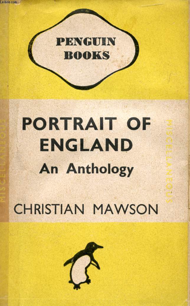 PORTRAIT OF ENGLAND, AN ANTHOLOGY