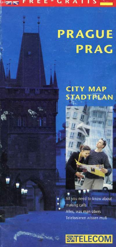 PRAGUE / PRAG, CITY MAP / STADTPLAN