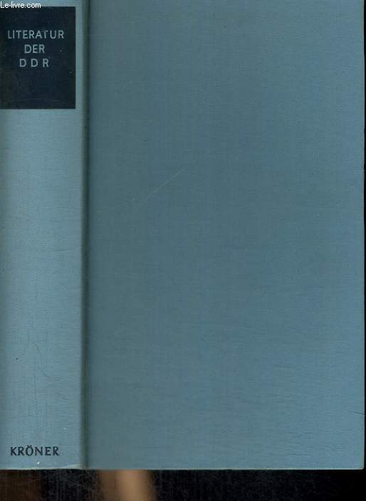 LITERATUR DER DDR IN EINZELDARSTELLUNGEN