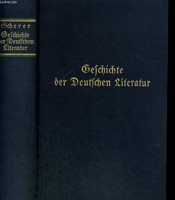 GESCHICHTE DER DEUTSCHEN LITERATUR