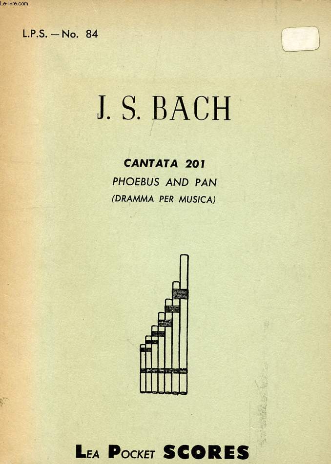 J.S. BACH, CANTATA 201, PHOEBUS AND PAN