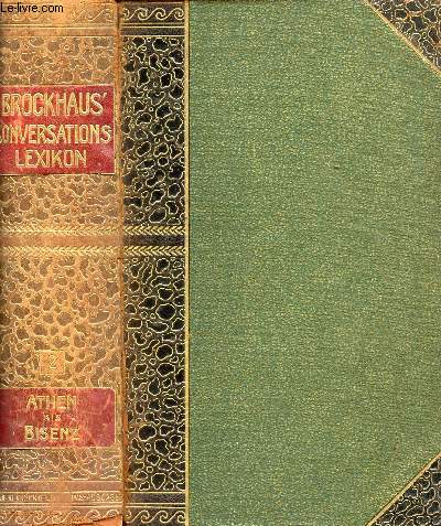 BROCKHAUS' KONVERSATIONS-LEXIKON, ZWEITER BAND, ATHEN-BISENZ