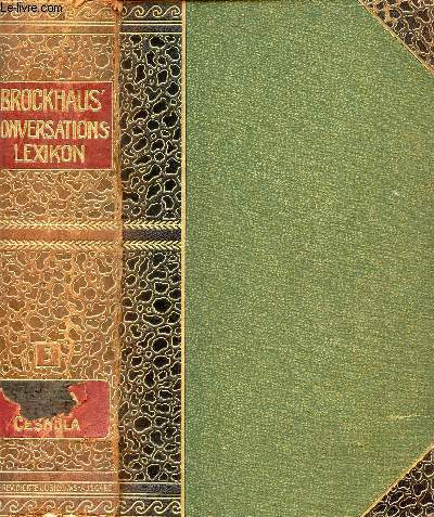 BROCKHAUS' KONVERSATIONS-LEXIKON, DRITTER BAND, BISERTA-CESNOLA