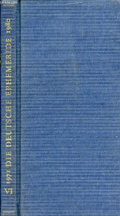 DIE DEUTSCHE EPHEMERIDE, BAND VI, 1971-1980