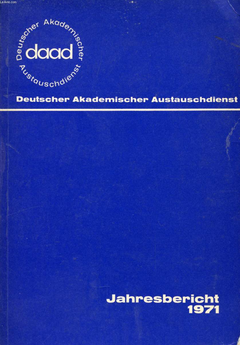 JAHRESBERICHT 1971