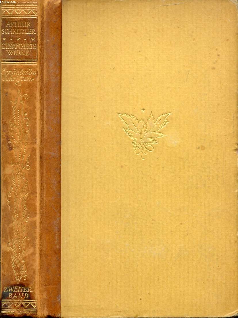 ERZHLENDE SCHRIFTEN, ZWEITER BAND: NOVELLEN