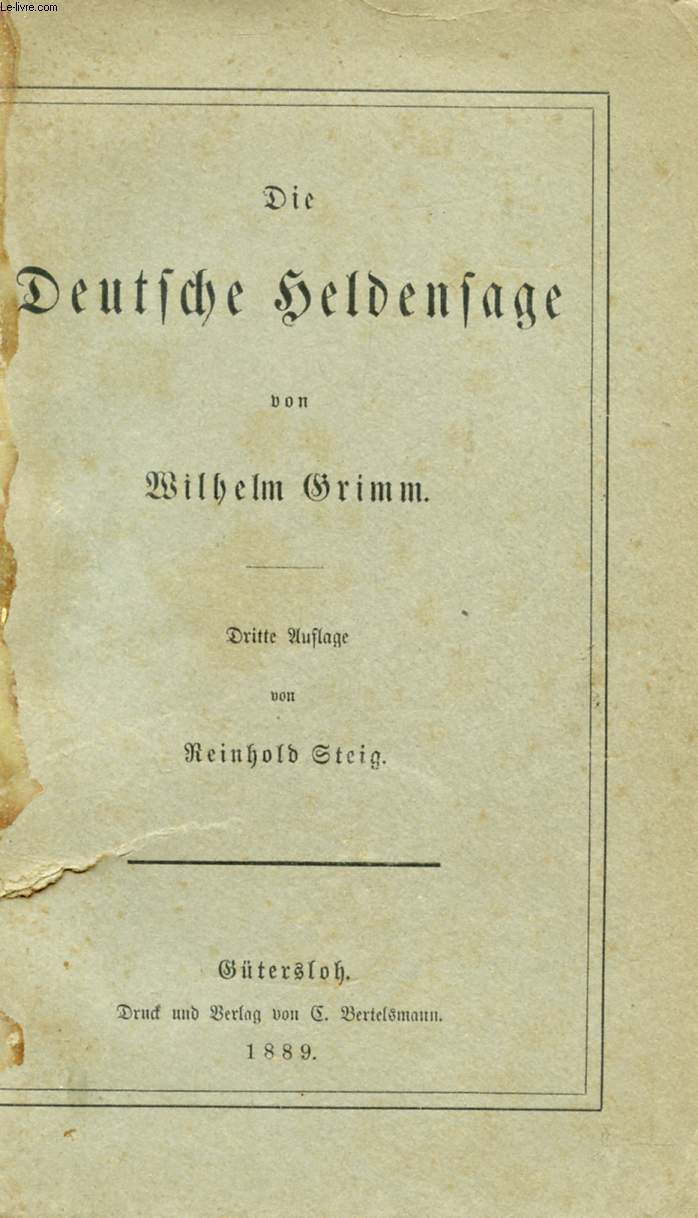 DIE DEUTSCHE HELDENSAGE