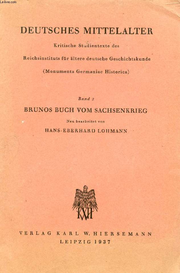 BRUNOS BUCH VOM SACHSENKRIEG