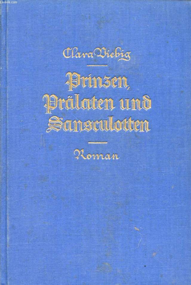 PRINZEN, PRLATEN UND SANSCULOTTEN