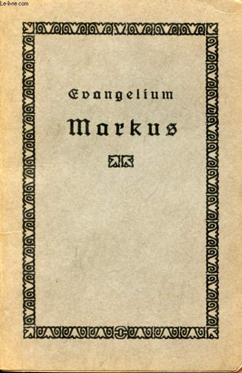 EVANGELIUM DES MARKUS