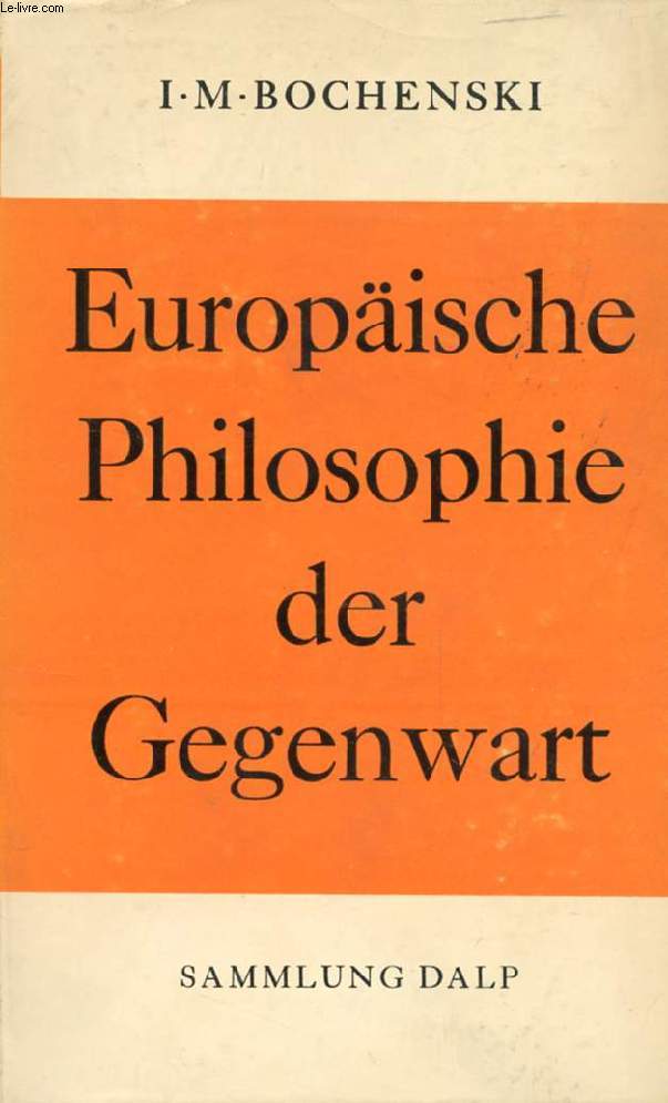 EUROPISCHE PHILOSOPHIE DER GEGENWART