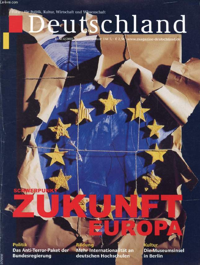 DEUTSCHLAND, Nr. 6, DEZ.-JAN. 2001 (Inhalt: Das Anti-Terror-Paket, Innenpolit... - Afbeelding 1 van 1