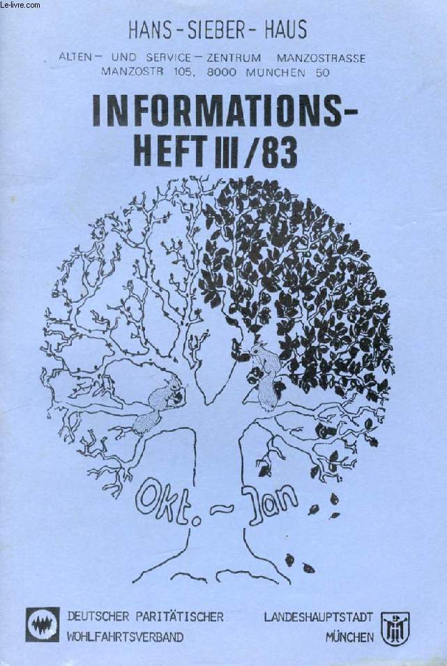 INFORMATIONS-HEFT III/83 (Inhalt: Allgemeines. Chronik. Kurse. Mobile Dienste...)