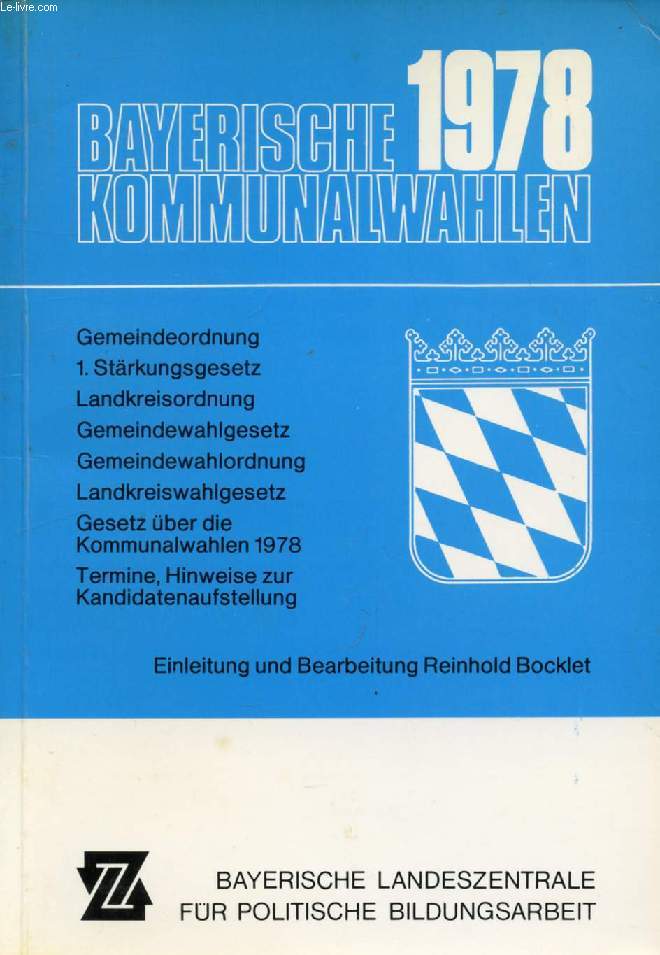 BAYERISCHE KOMMUNALWAHLEN 1978