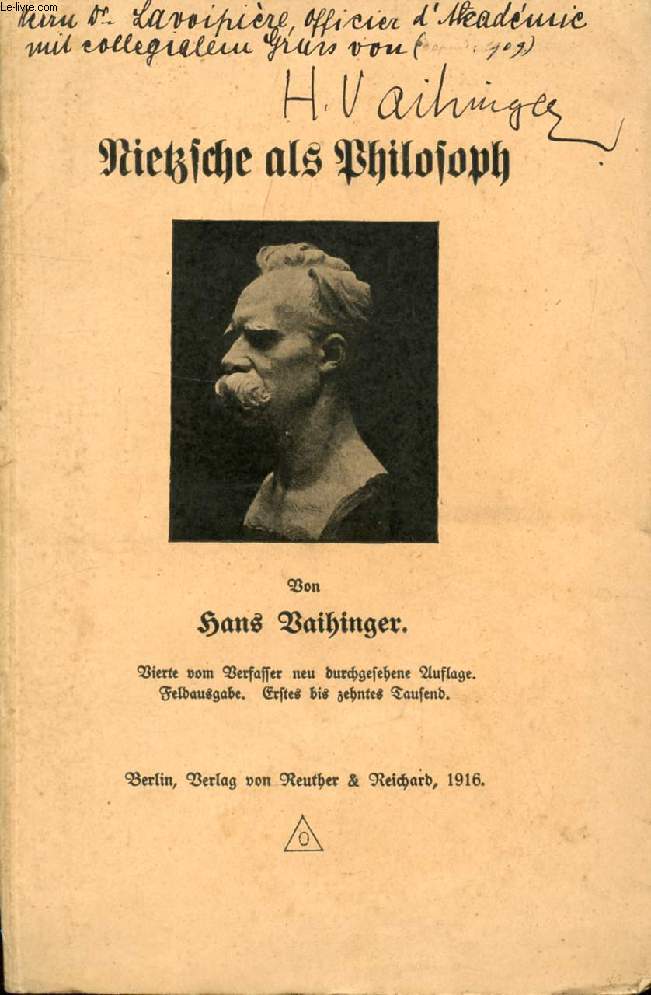 NIETZSCHE ALS PHILOSOPH