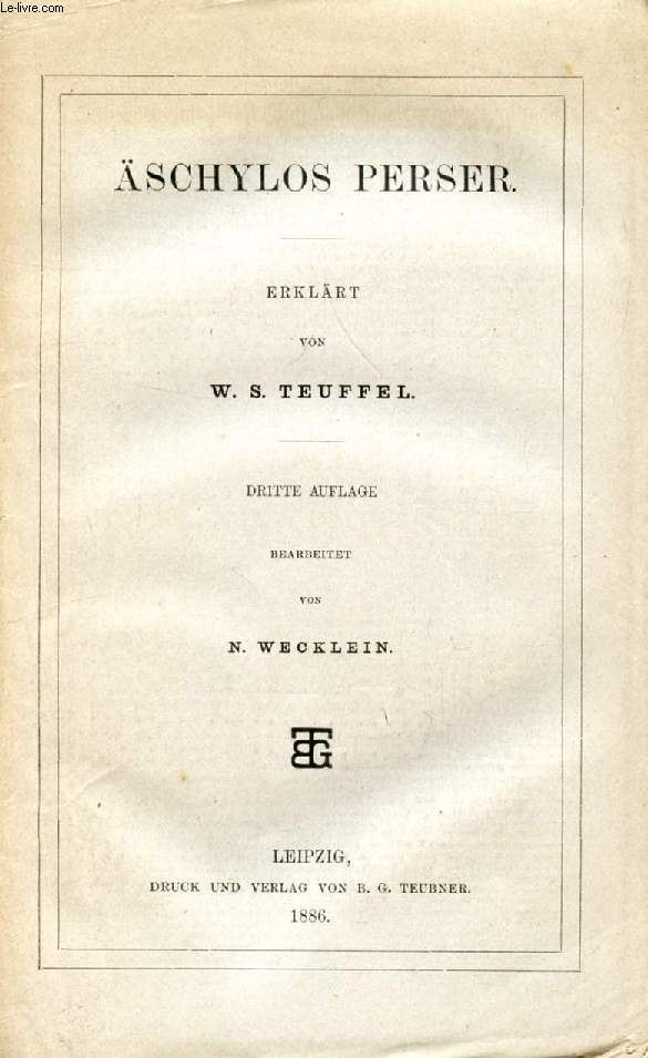 SCHYLOS, PERSER (ERKLRT)
