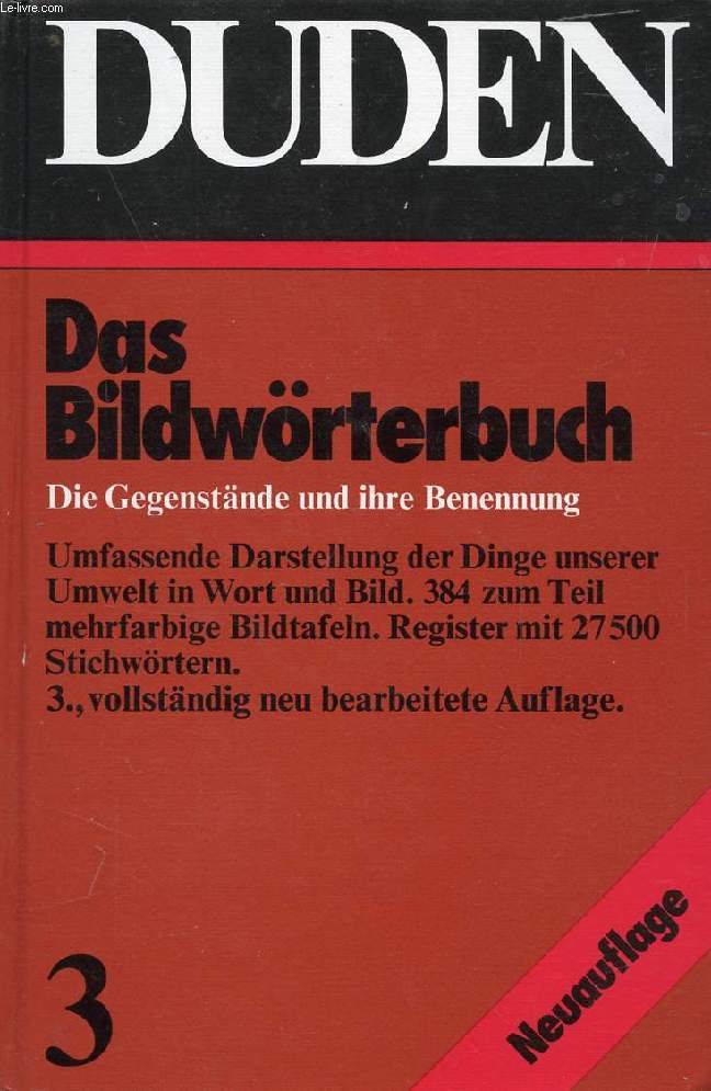 DUDEN, 3, BILDWRTERBUCH DER DEUTSCHEN SPRACHE